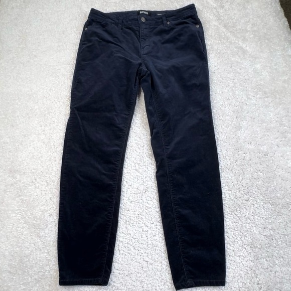 BUFFALO DAVID BITTON Icon mid-rise Slim & Sculpt cord skinny blue 8/29 - Picture 10 of 10